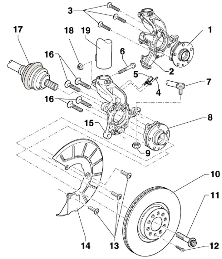 2.1. Детали установки поворотного кулака и…