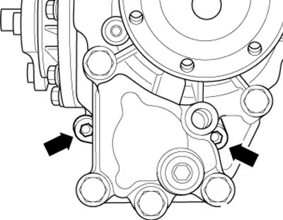 6.15. Нижние болты крепления угловой передачи к…