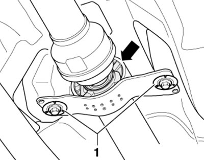 7.7. Крепёж промежуточного подшипника
