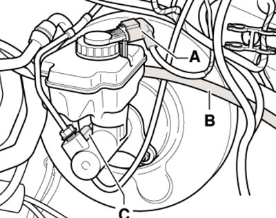 6.6. Соединения резервуара тормозной жидкости