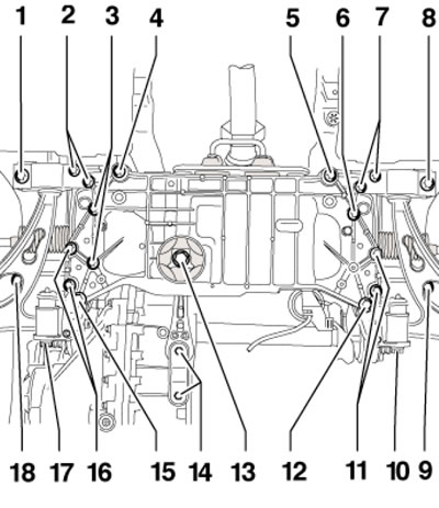 3.11. Болты крепления подрамника