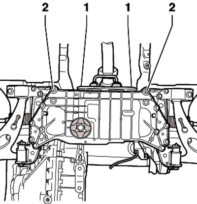 5.12. Крепёж подрамника и держателя выпускной…