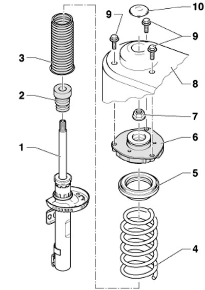 7.1. Детали сборки стойки подвески 1.…
