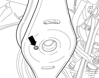 12.4b. Штифт нижнего седла в поперечном рычаге