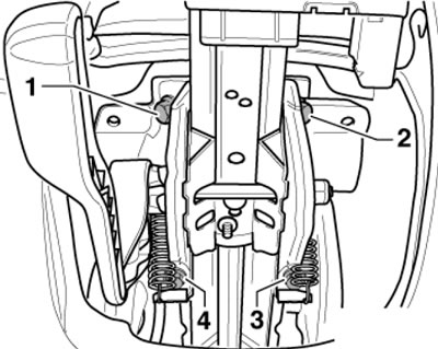 15.13. Болты крепления рулевой колонки