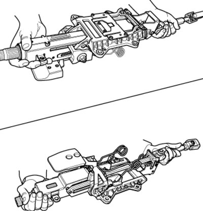 15.14. Правильная переноска рулевой колонки