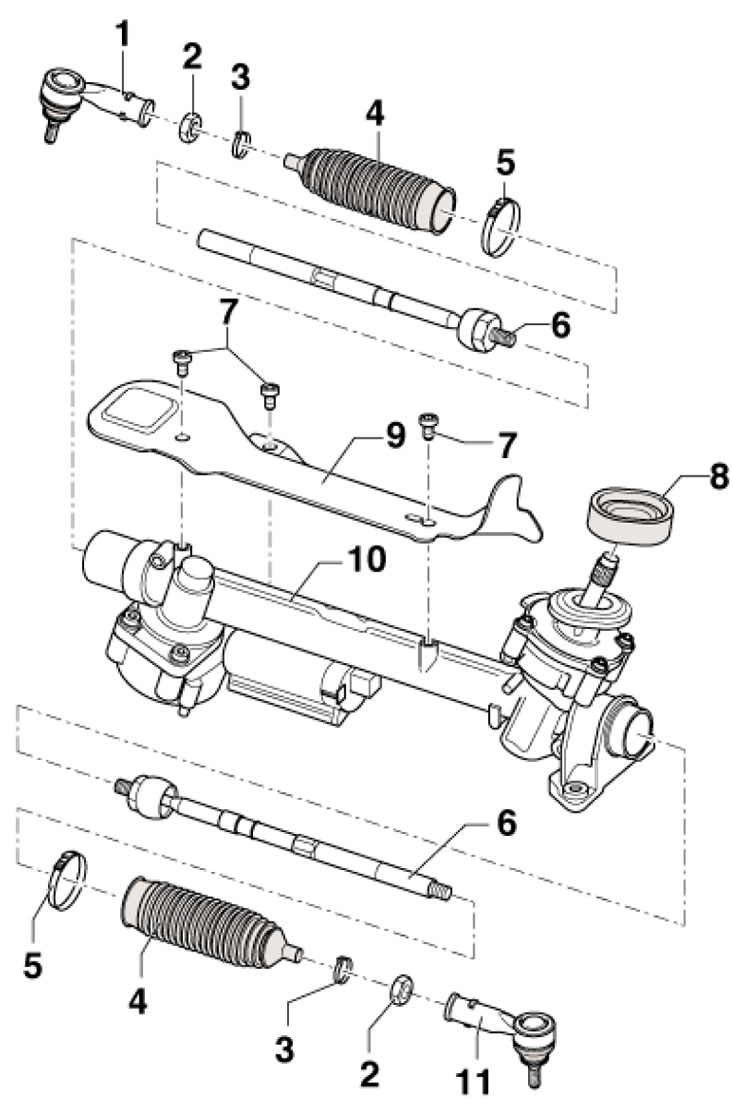 17.1. Детали сборки рулевого механизма 1.…