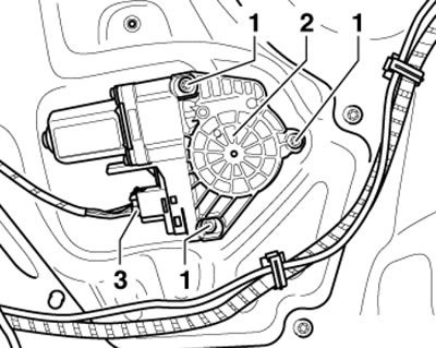 10.7. Крепёж э/мотора переднего стеклоподъёмника…