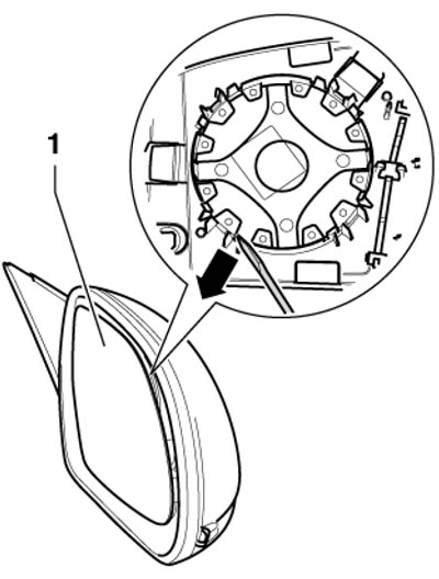 11.2. Снятие отражательного элемента