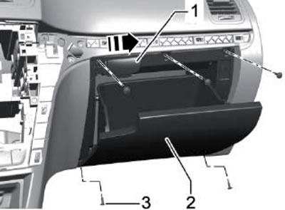 14.1. Крепёж главного вещевого ящика