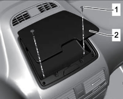 15.11. Крепёж верхнего вещевого ящика