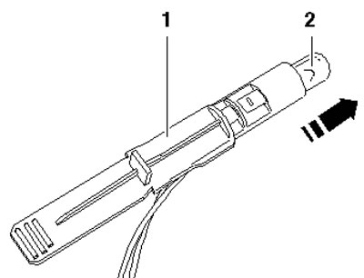 5.10с. Извлечение лампы габаритного огня…