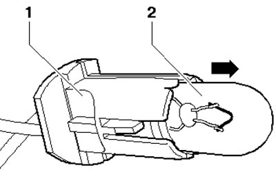 5.10d. Извлечение лампы габаритного огня…