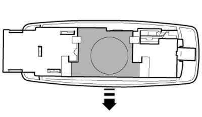 7.2b. Крышка лампы заднего салонного светильника