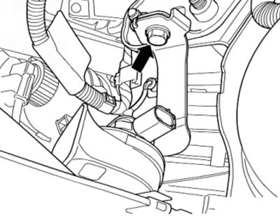 8.1b. Болт держателя клаксона