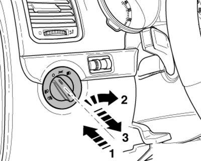 9.2. Снятие переключателя наружного освещения