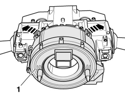 14.7. Снятие спиральной пружины (до 05.2010 г.)