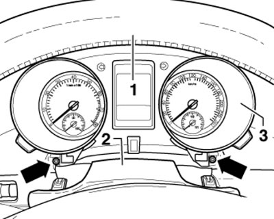 18.3. Крепёж комбинации приборов