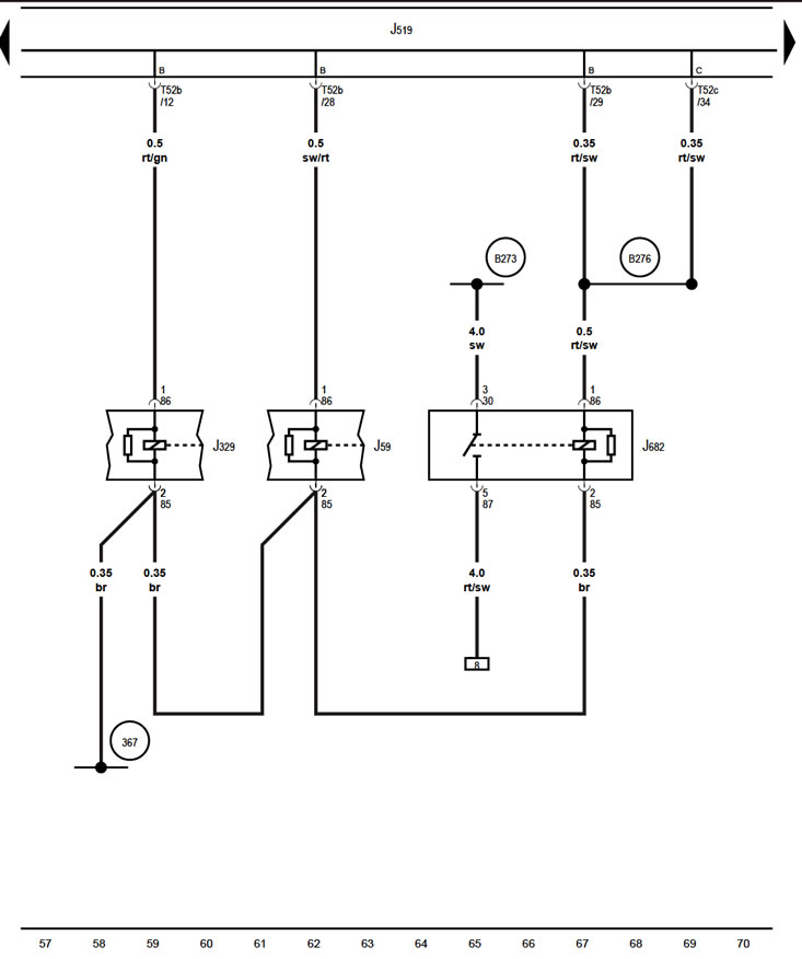 Реле разгрузки клеммы X, реле подачи питания…