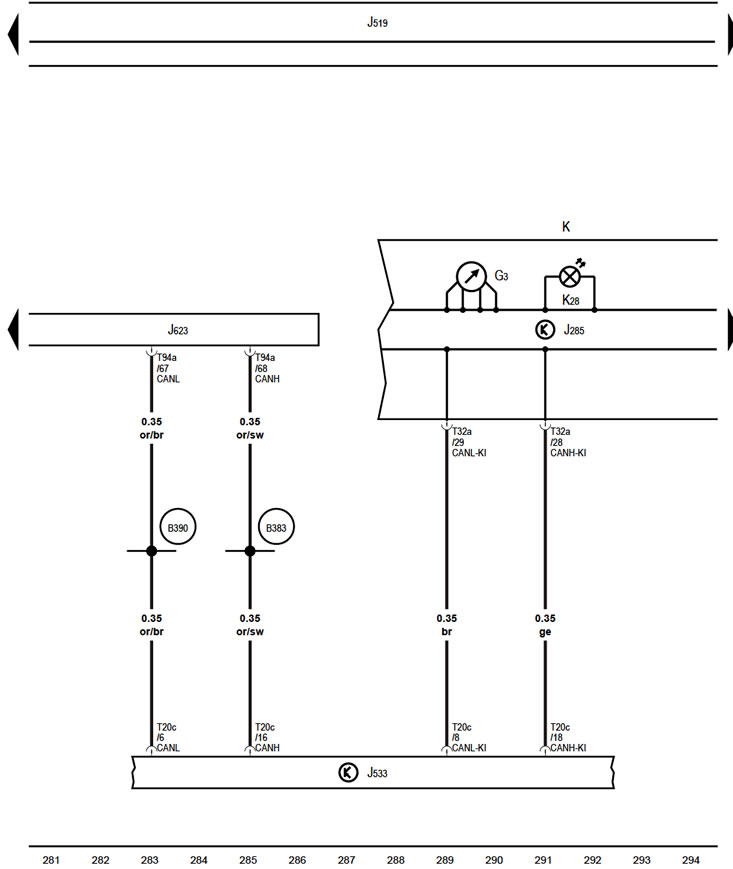Указатель температуры ОЖ, интерфейс диагностики…